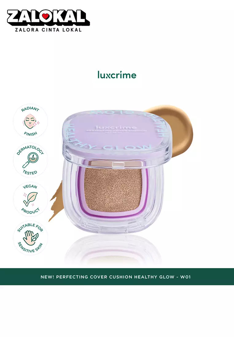 Luxcrime Perfecting Cover Cushion - Healthy Glow SPF 35 PA +++ - W01