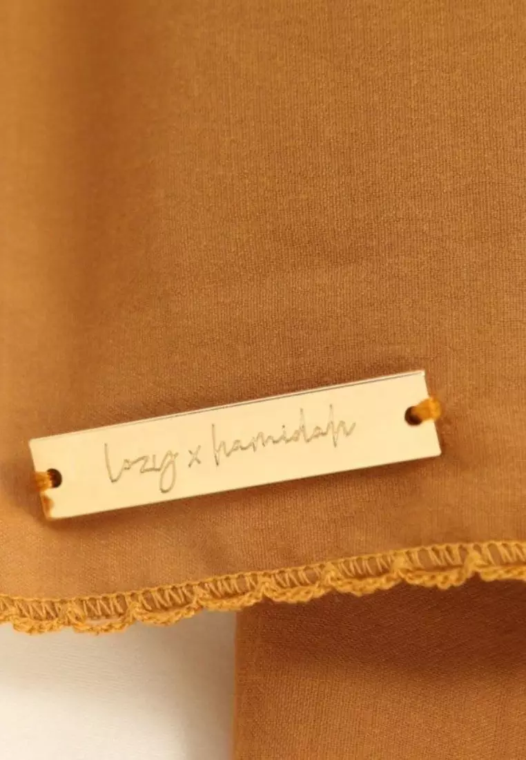 Embroidery Signature Shawl Harvest Gold