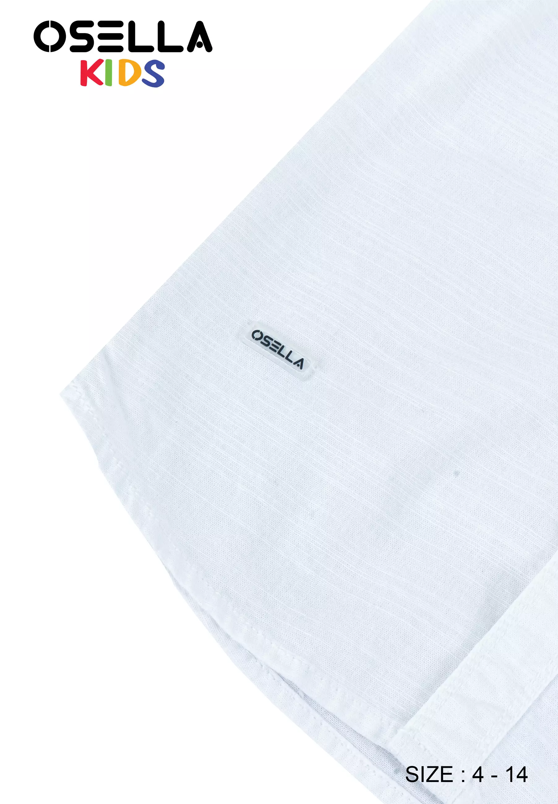 [NEW] Osella Kids Casual Light Knitted Shirt 22324003 | Kemeja Lengan Pendek Anak Laki-Laki