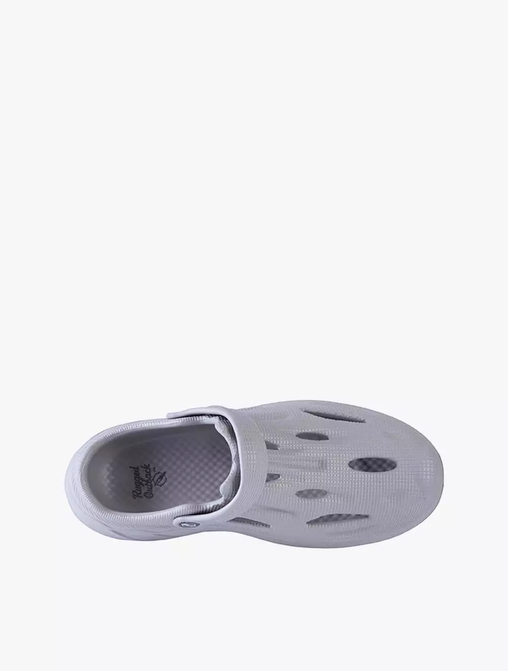 Payless Rugged Outback Mens Bruce Clog Sandals - Light Grey_01