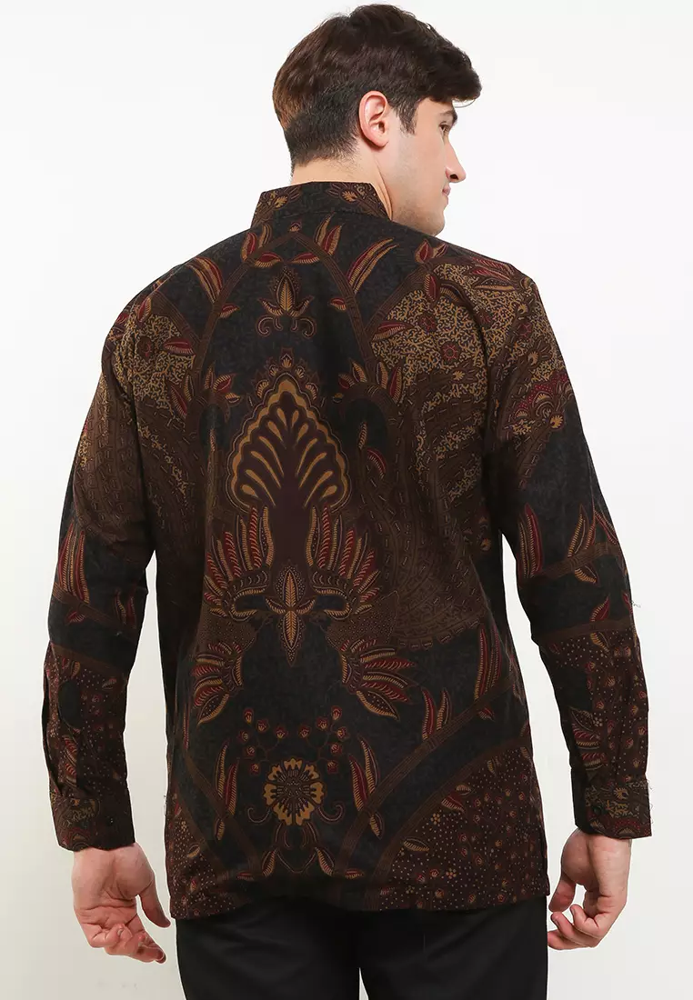 BATIK TALENTA EXCLUSIVE Lengan panjang MOTIF BUNGGA BAMBU 1