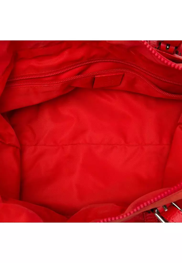 Pre-Loved Gucci Gg Nylon Satchel