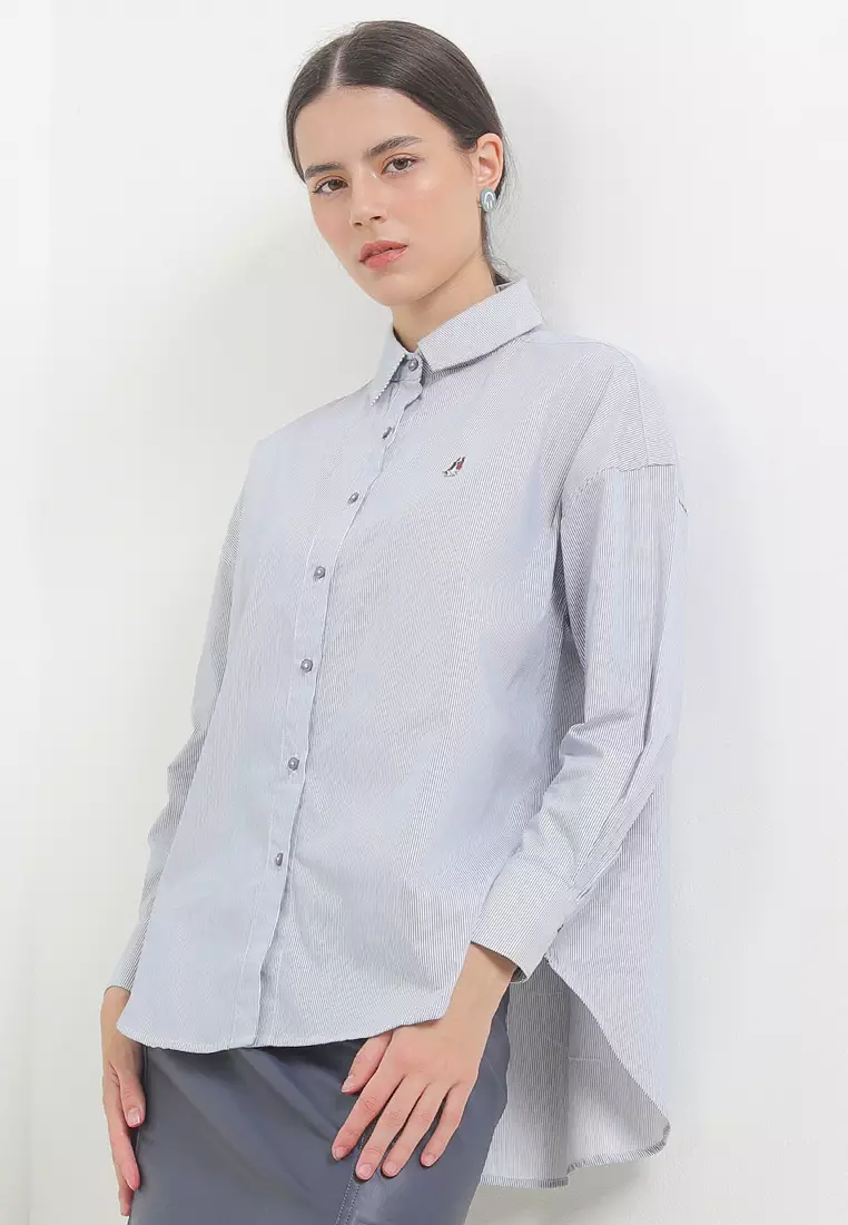 Letitia Stripe Oversized Stripe Shirt