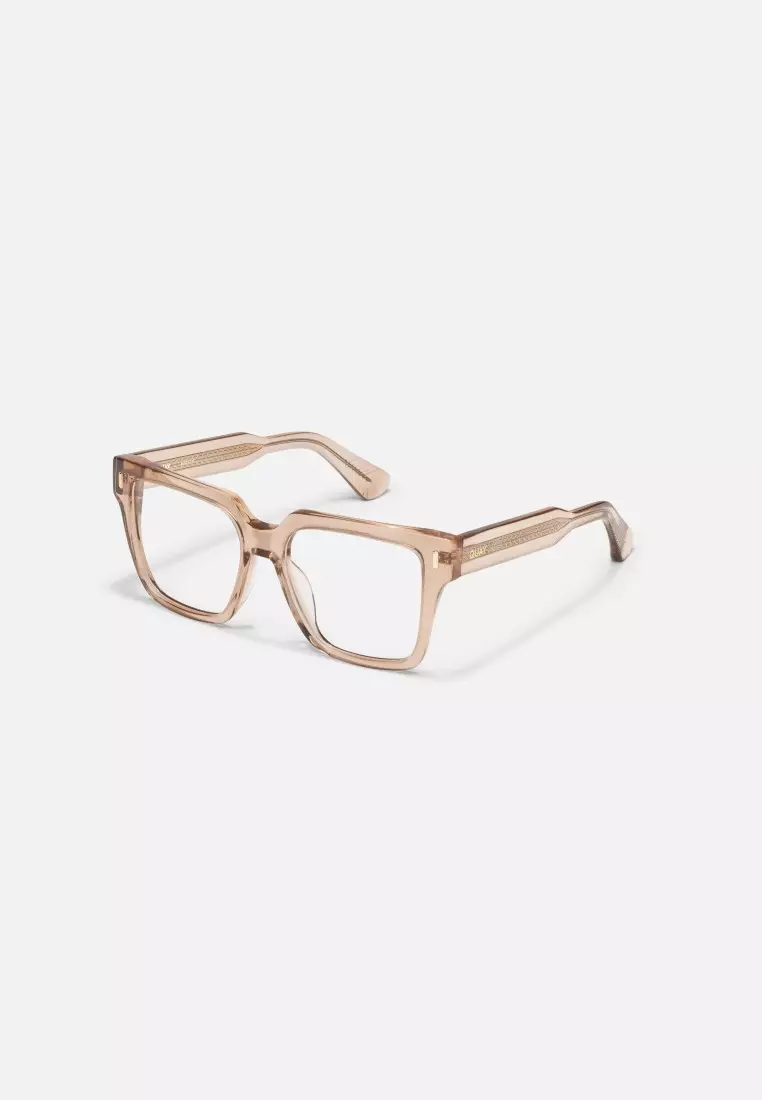 QUAY Bold Type Optical Eyeglasses - Oat