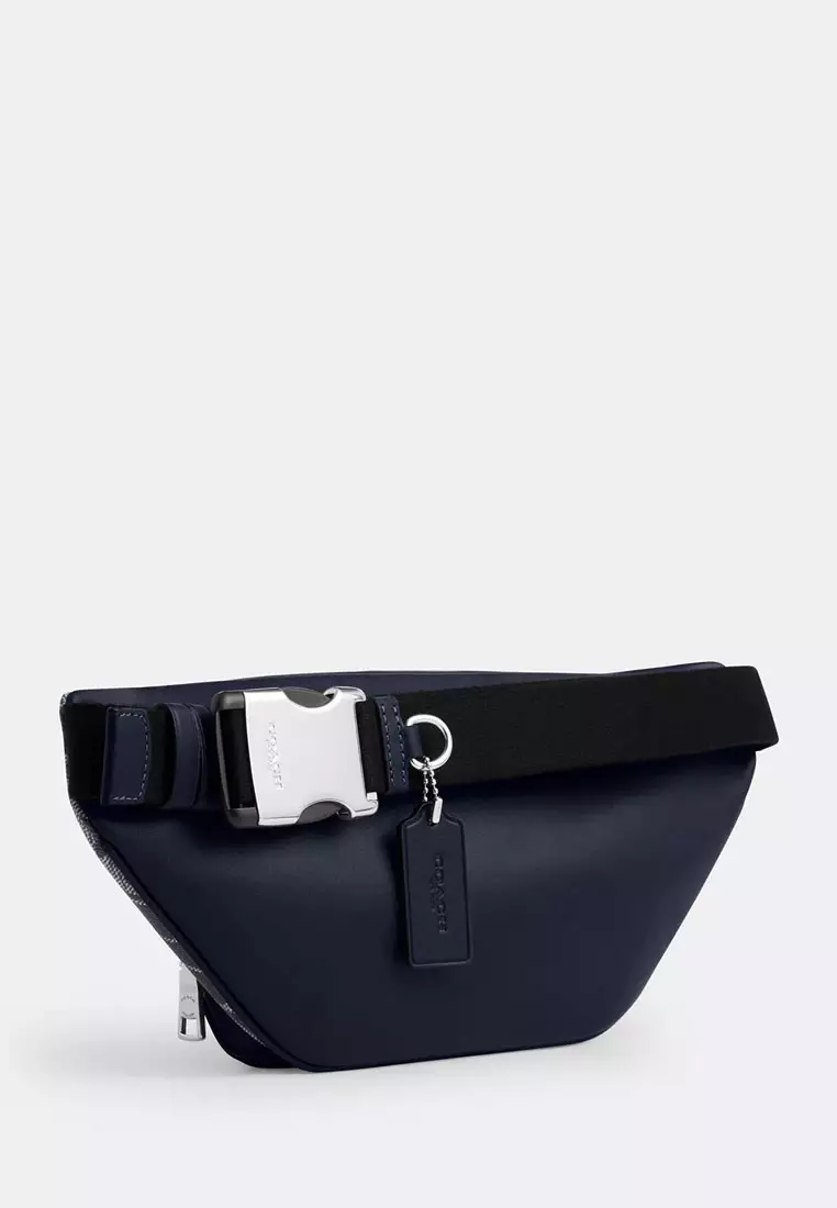 COACH Racer Small Belt Bag In Signature Canvas 2026 | Buy COACH Online ...