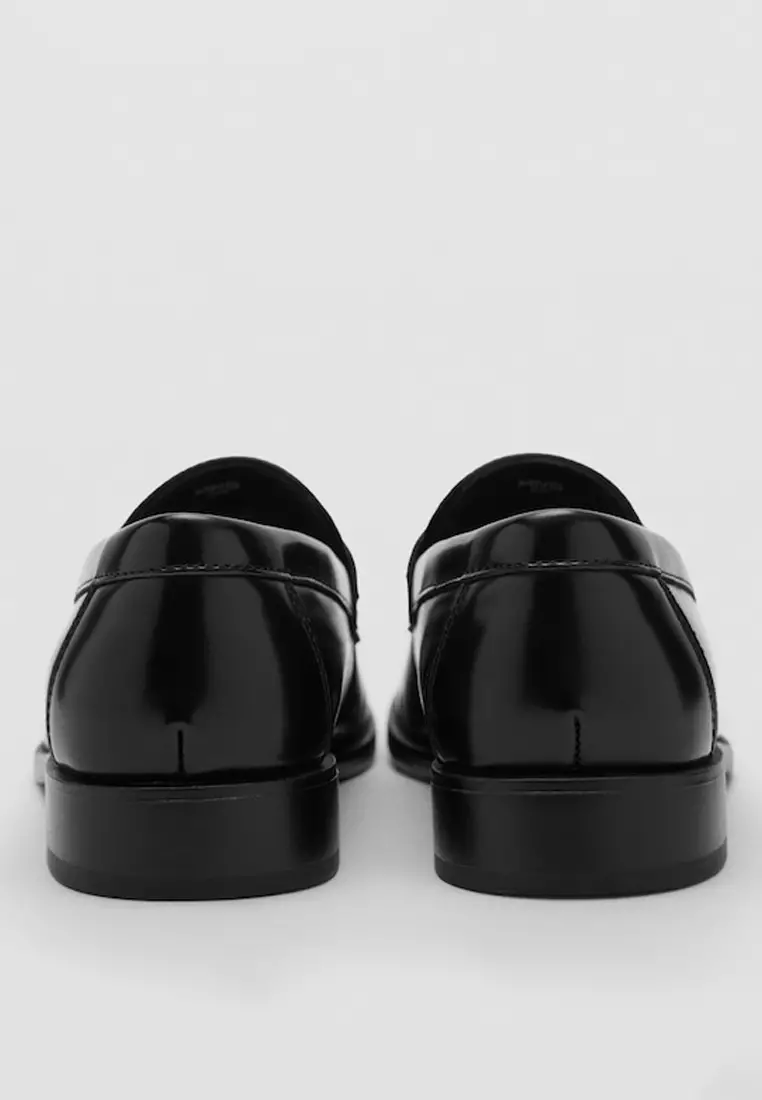 Nappa Leather-Effect Moccasins
