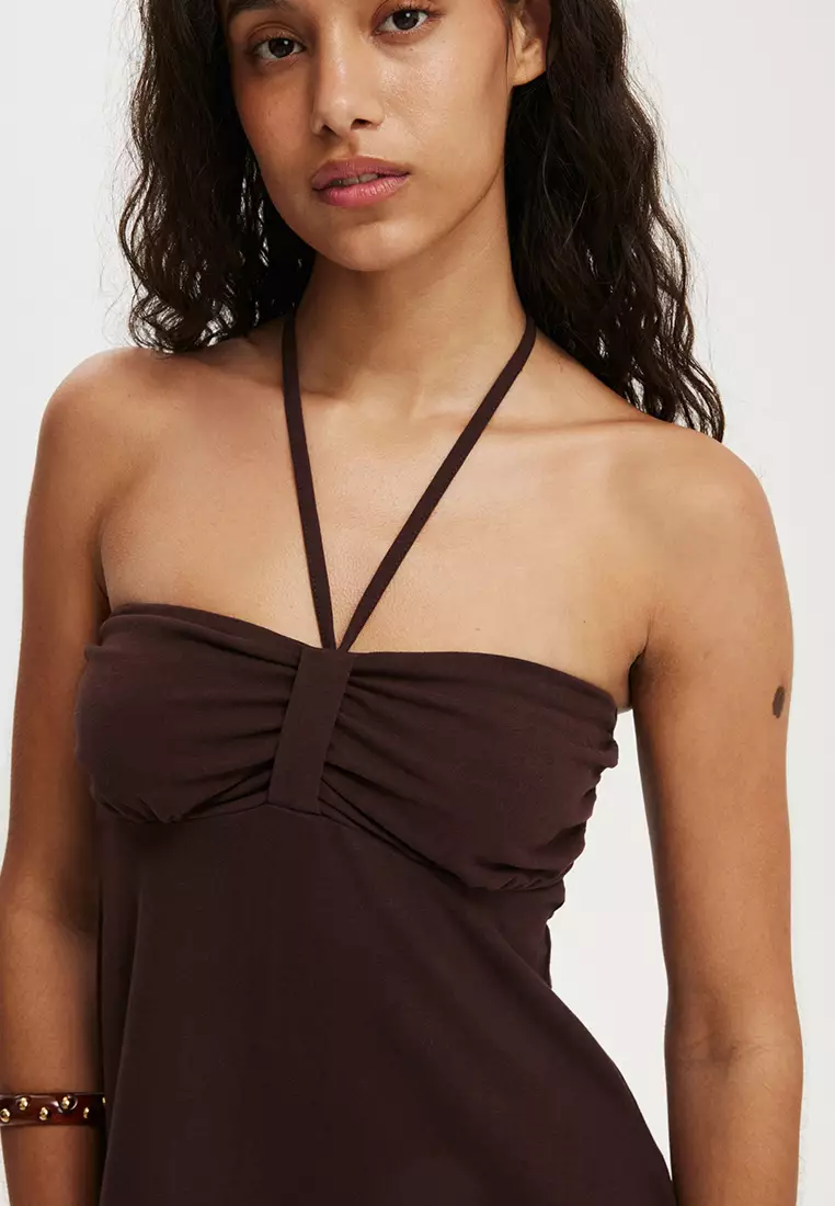 Lucy Babydoll Halter Top