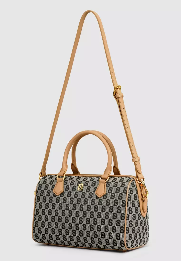 Monogram Handbag - Brown
