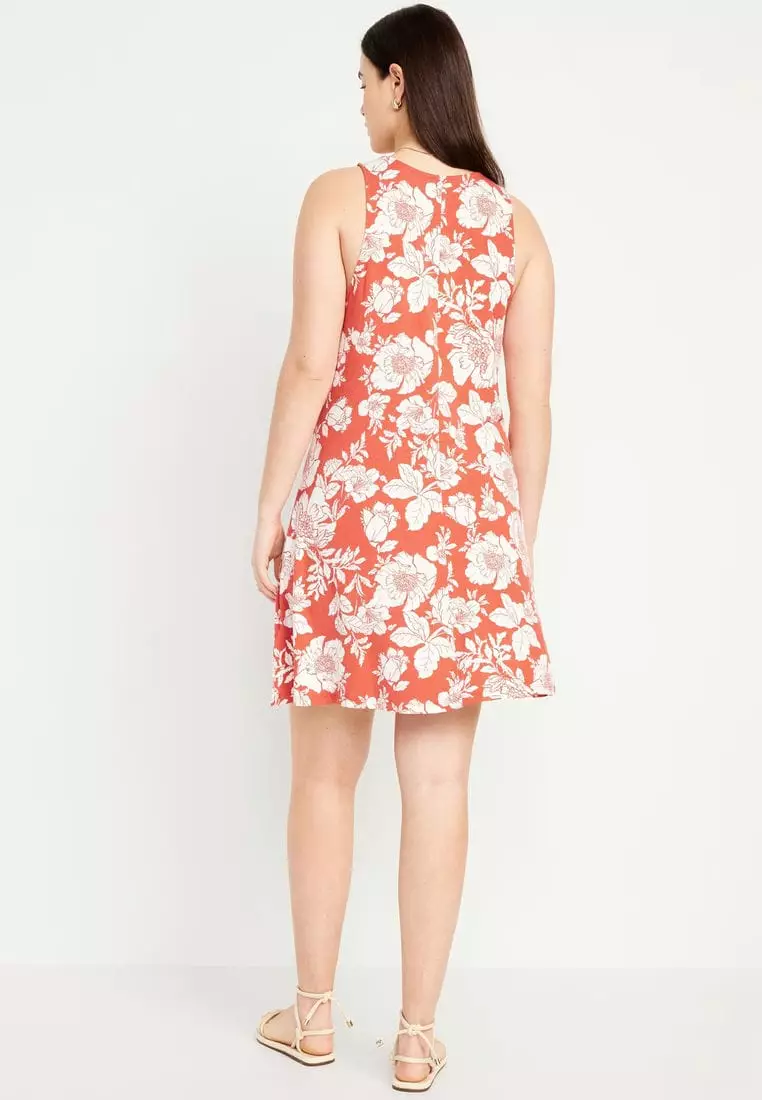 Sleeveless Mini Swing Dress