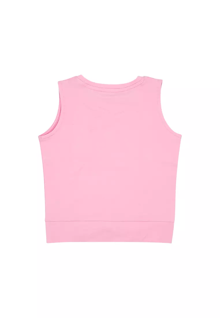 Girls Licensed Sleeveless Hem Band Top