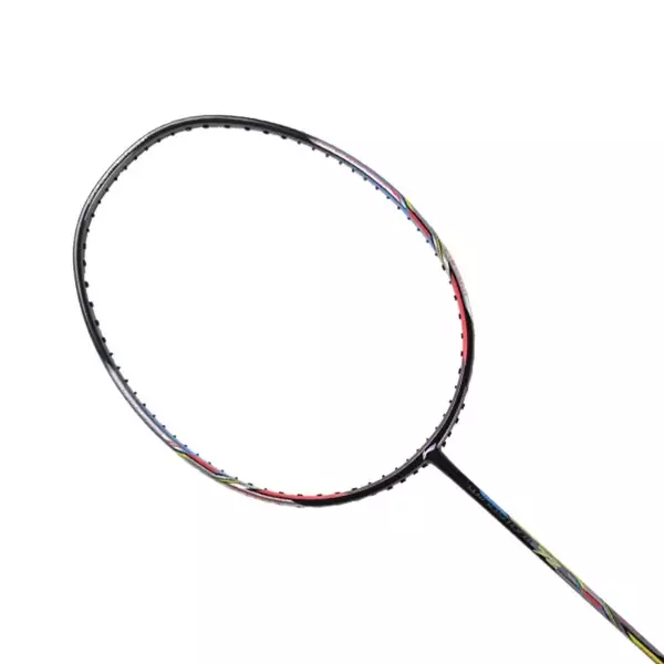 Li-Ning Badminton Racket Windstorm 72 Black/Charcoal/Peach - AYPR036-4 Free 2 Zipper+ String