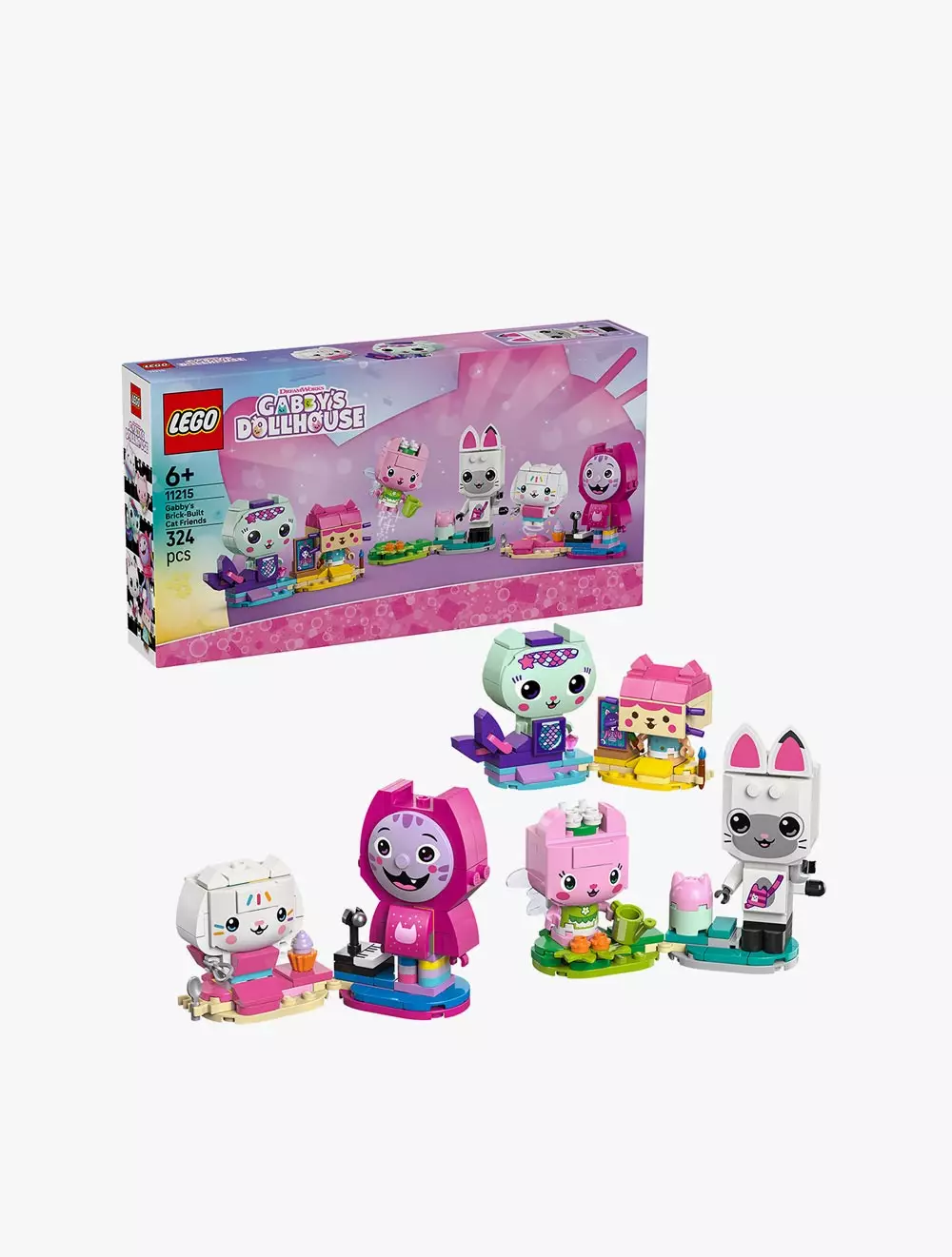 LEGO® Gabby's Dollhouse Gabby's Brick-Built Cat Friends - 11215