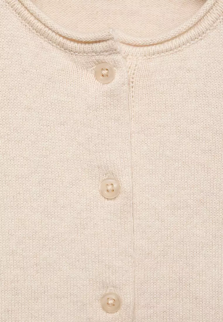 Knitted Buttoned Cardigan