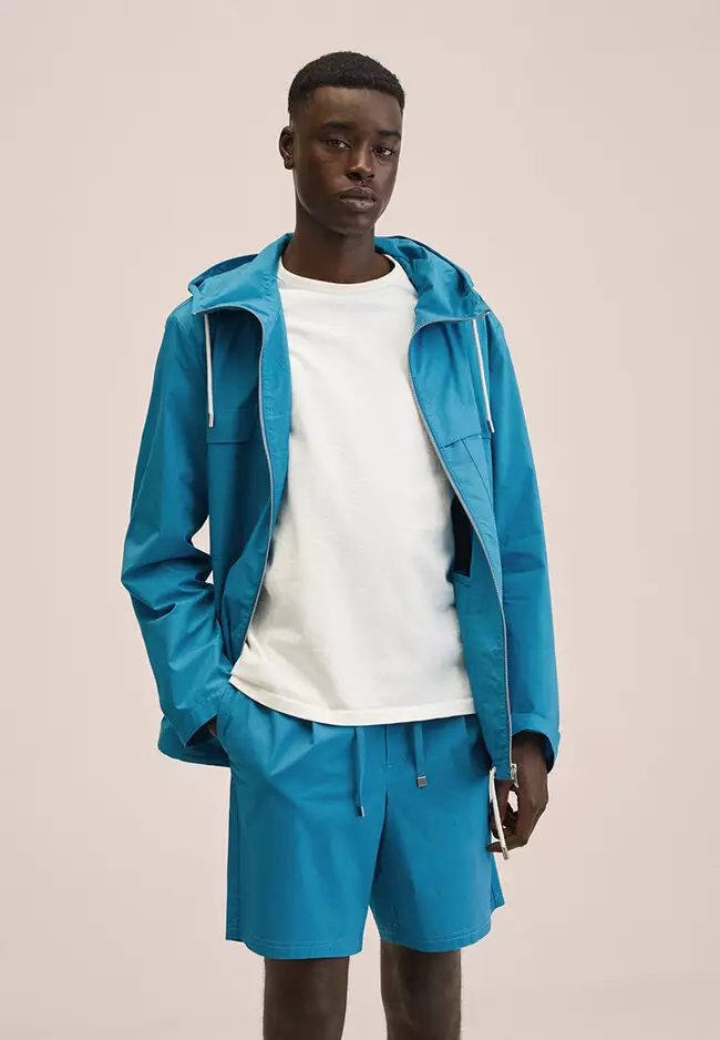 Cotton Shorts With Drawstring