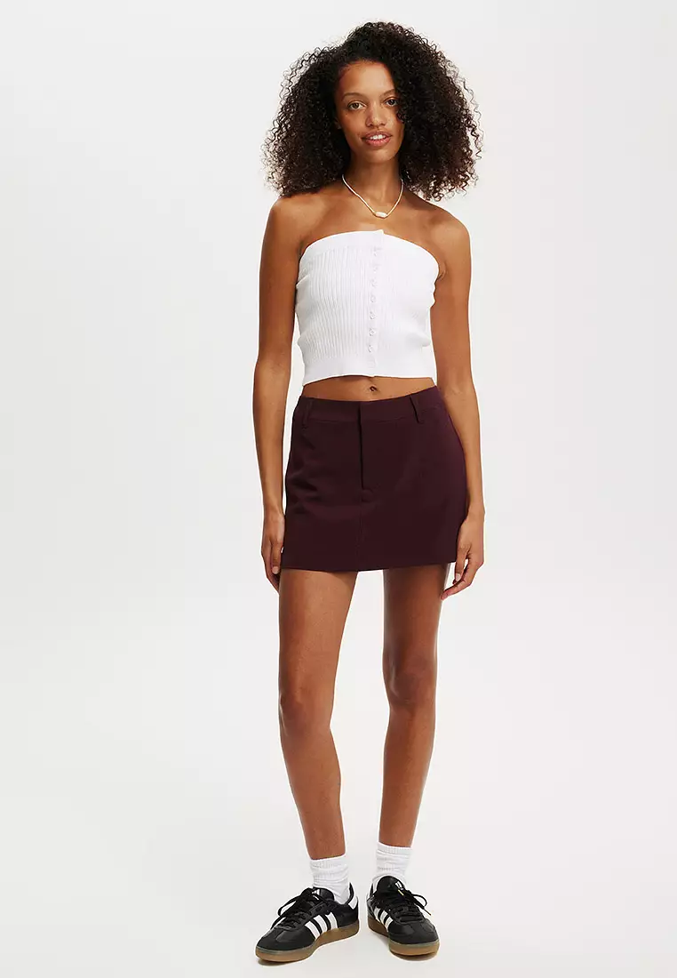 Baby Rib Button Bandeau
