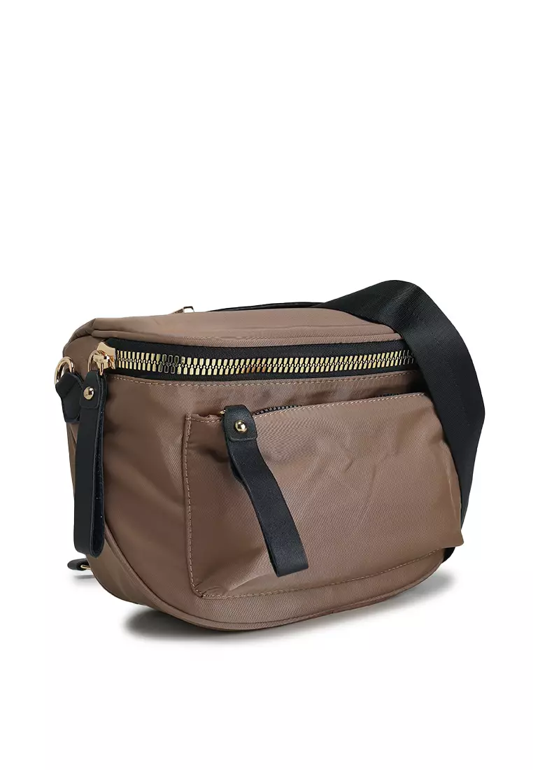 Nylon Convertible Satchel Bag