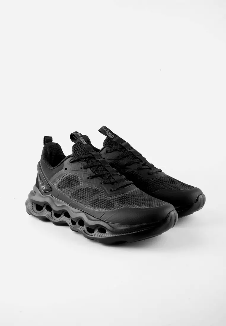 Jackson Active Zephyr Full Black - Sepatu Sporty