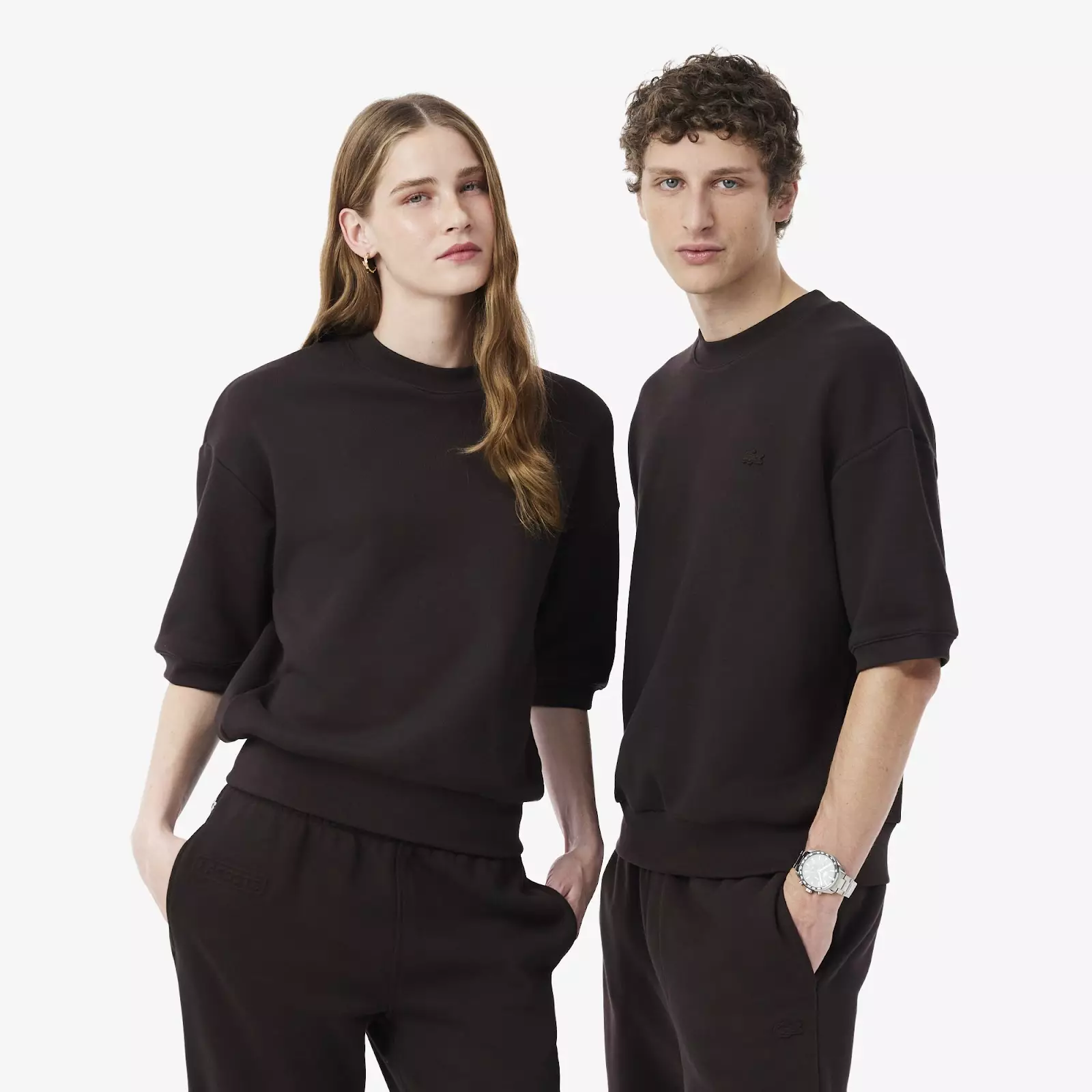Relaxed Fit Short Sleeved Sweatshirt