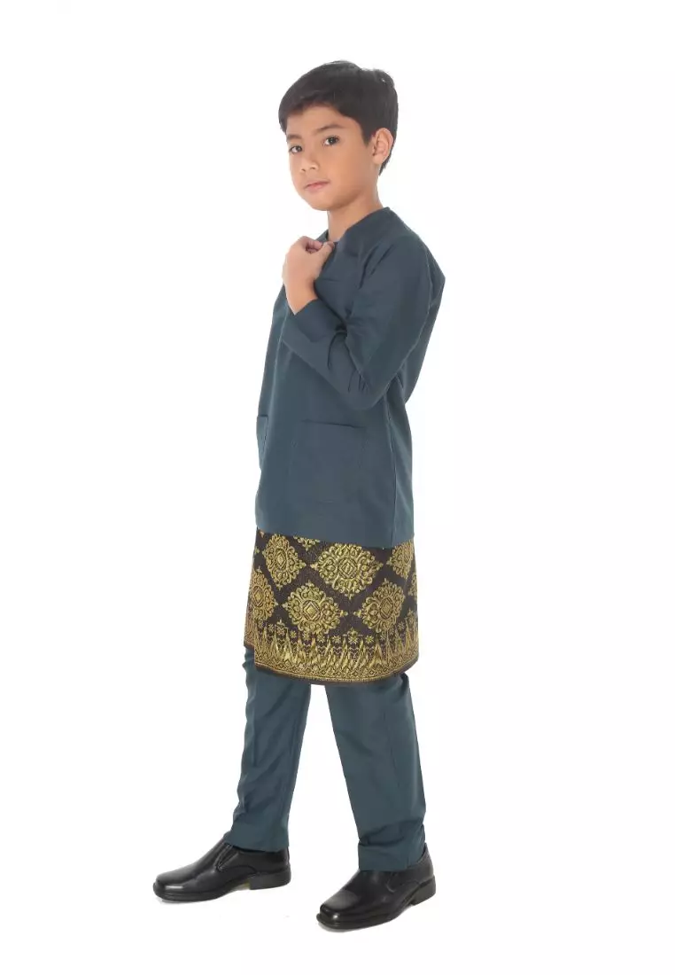 Baju Melayu Moden Teluk Belanga For Kids