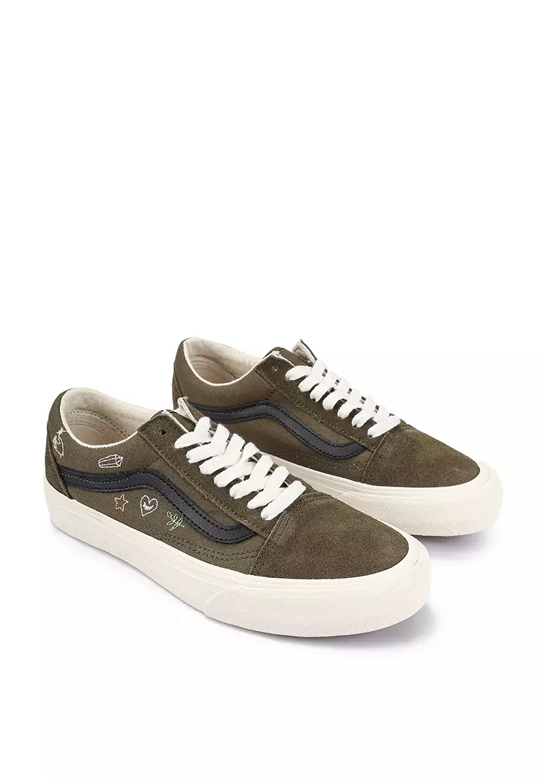 Vans old skool embroidered hot sale