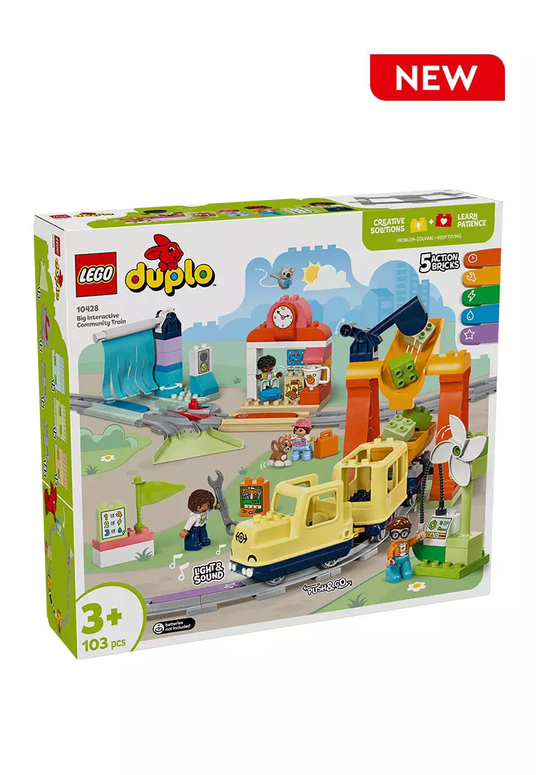 Buy LEGO® DUPLO 10428 Big Interactive Community Train, Age 3+