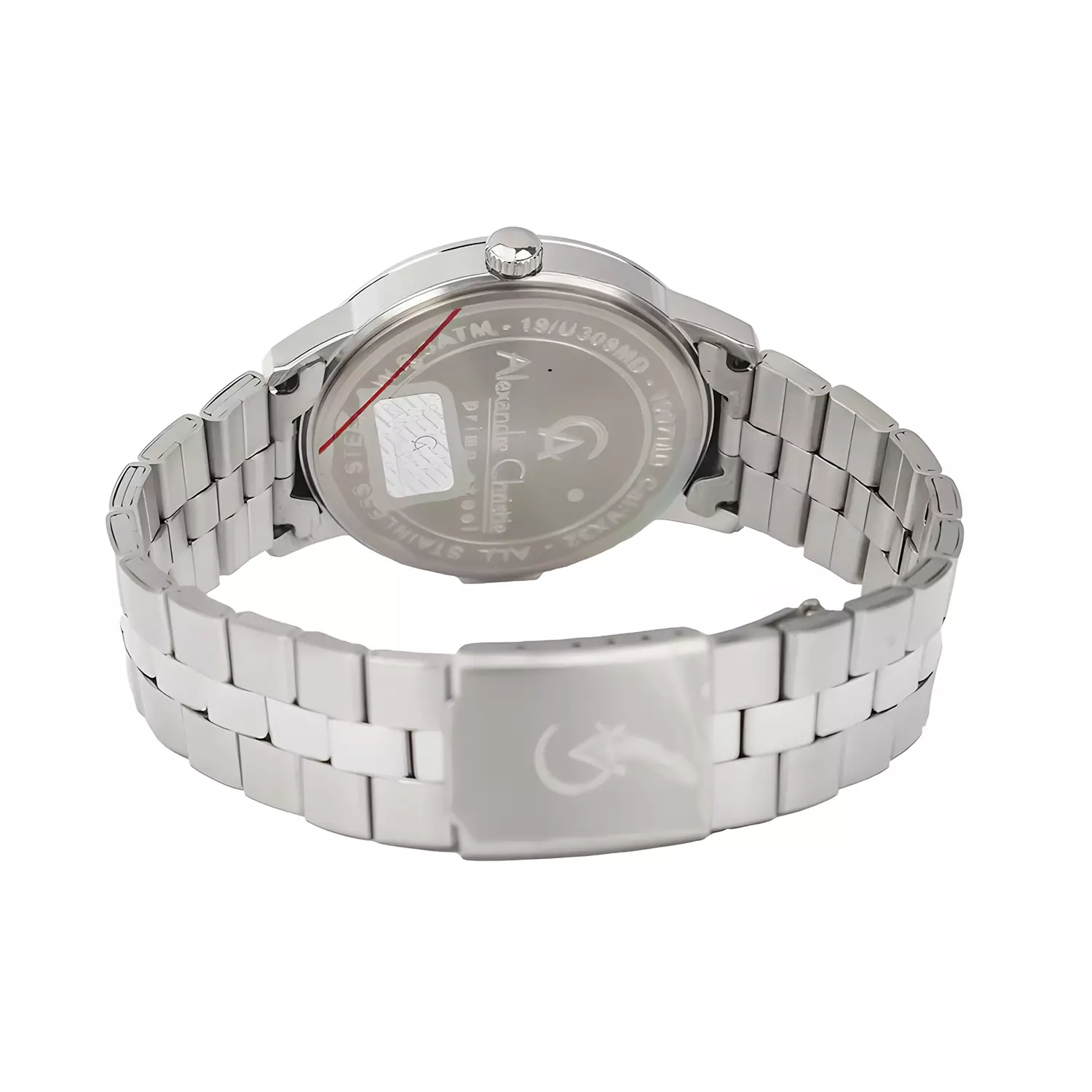 Jam Tangan Analog Pria - Primo Series - Silver Black - Stainless Steel - 1007 MDBSSBASL