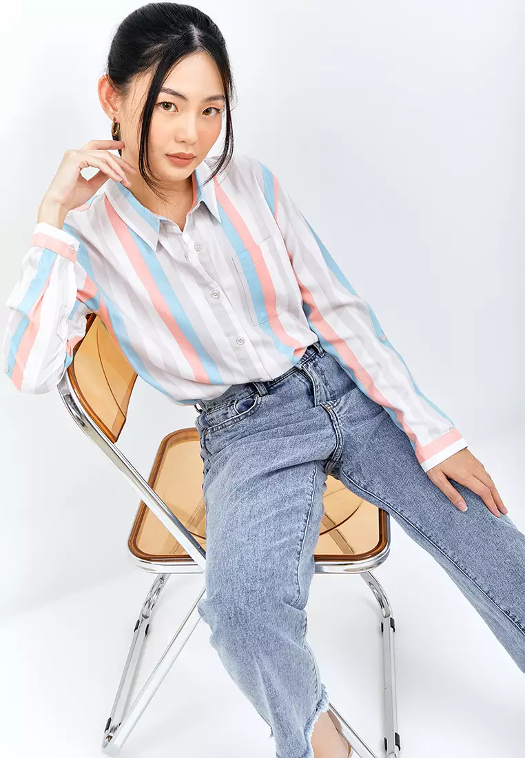 Ice Wash Cropped Jeans Unfinished 3803 (G.3803)