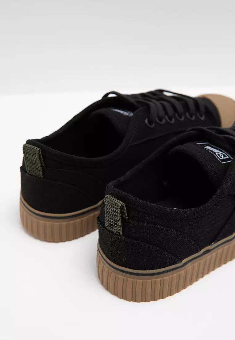 Men Vincent Shoes Canvas Black