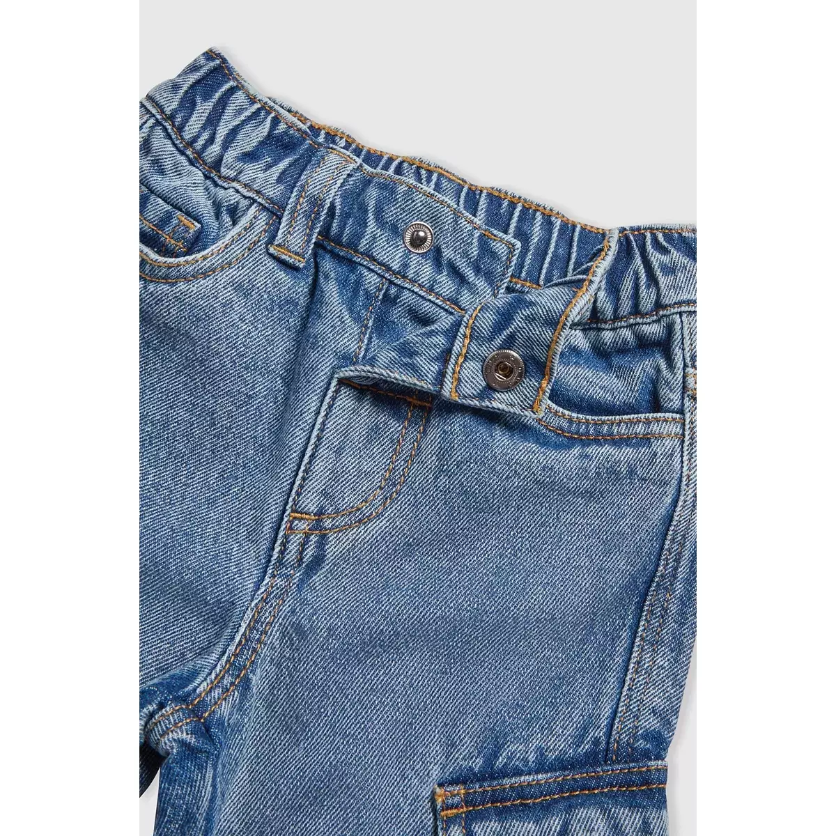 Mothercare Cargo Jogger Jeans - Celana Jeans Anak Bayi Laki-laki (Biru)