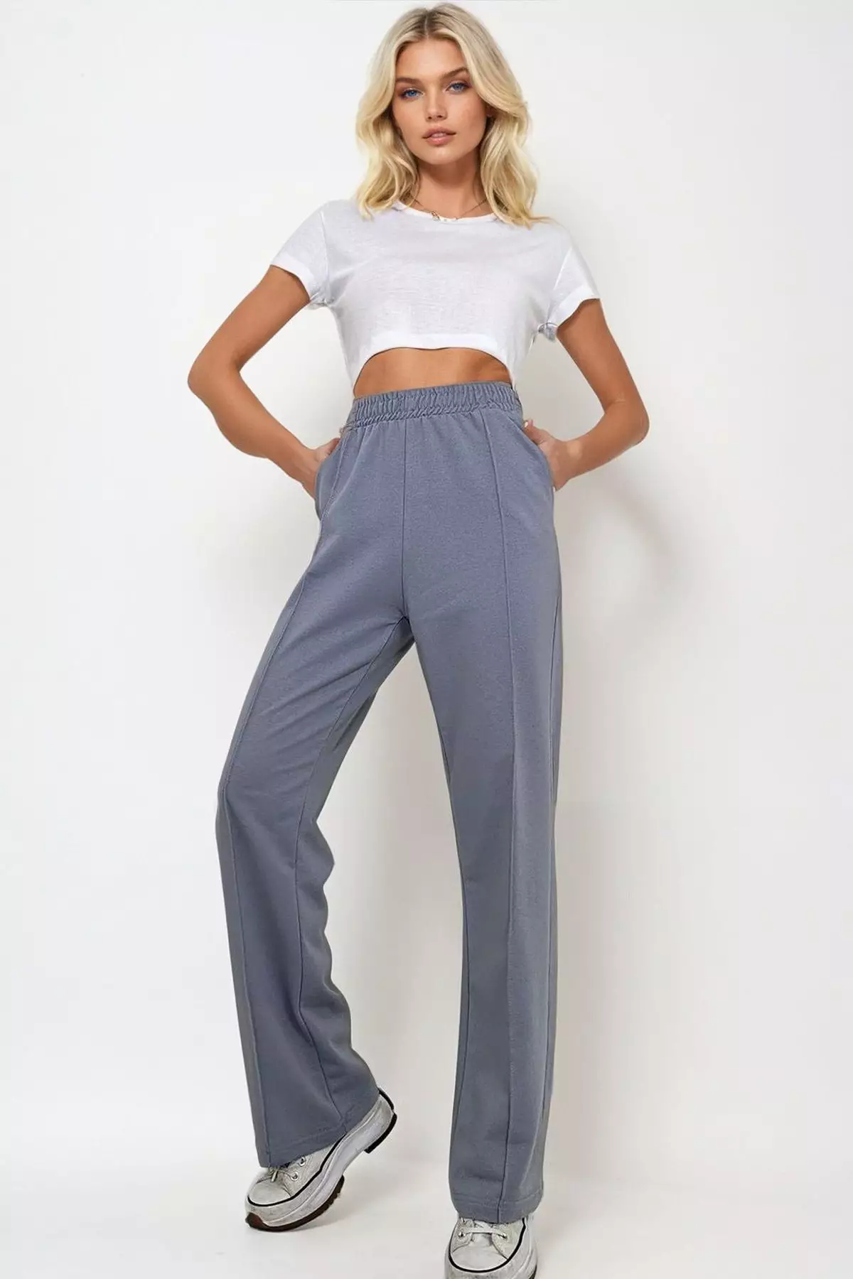 Pleated Front Joggers