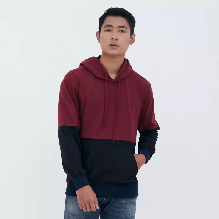 Maroon on sale sweater hoodie