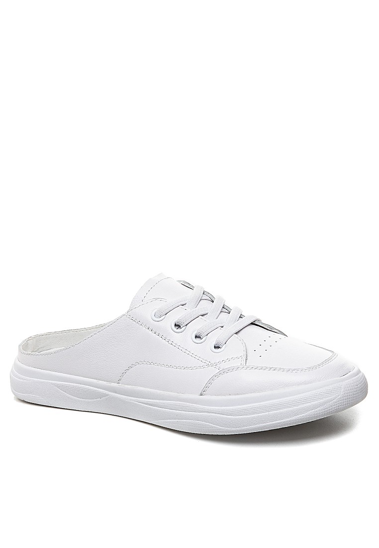 Cow Leather Lace Up Slip-Ons RX2162