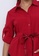 Summer Love red Two-Ways Sleeves Blouse With Adjustable Waist Ribbon 1D4E2AAB03D21BGS_4