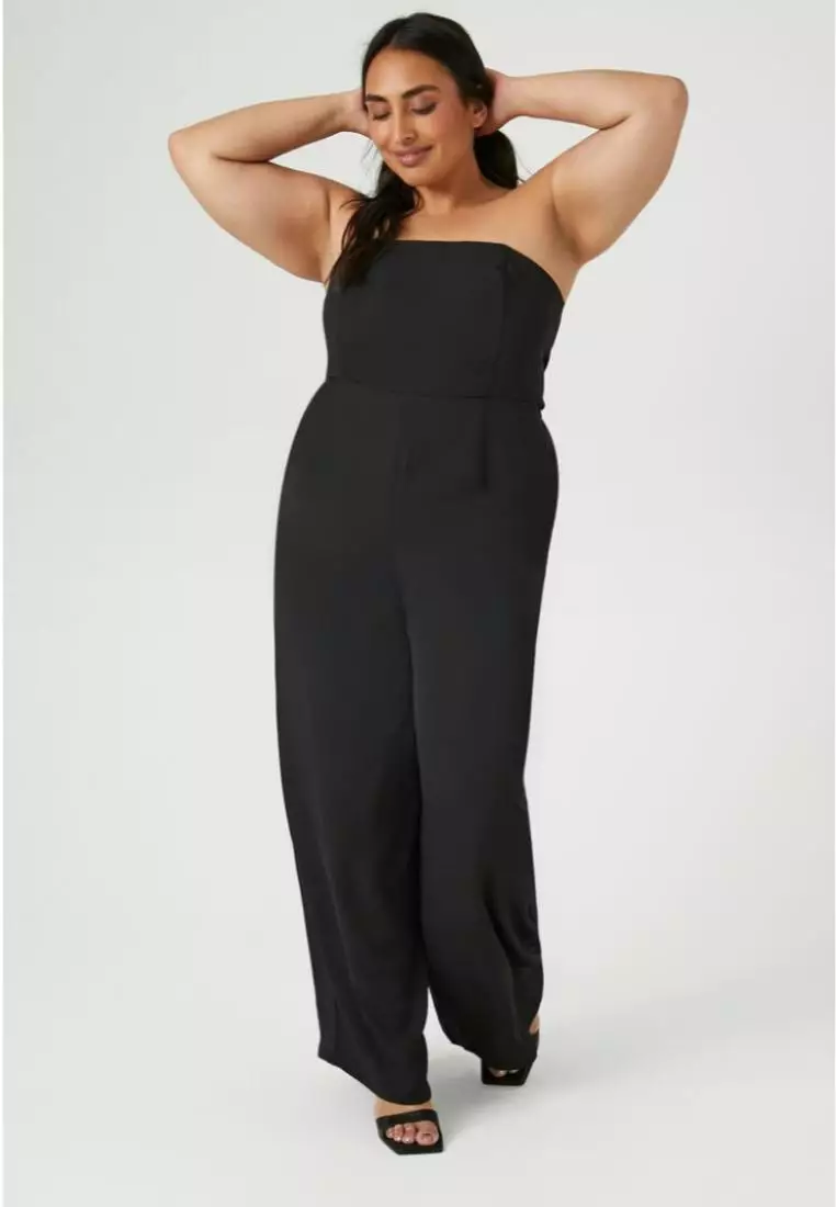 Forever 21 plus size black jumpsuit new arrivals