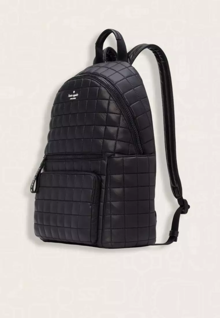 Kate Spade Camden Quilted Backpack Black