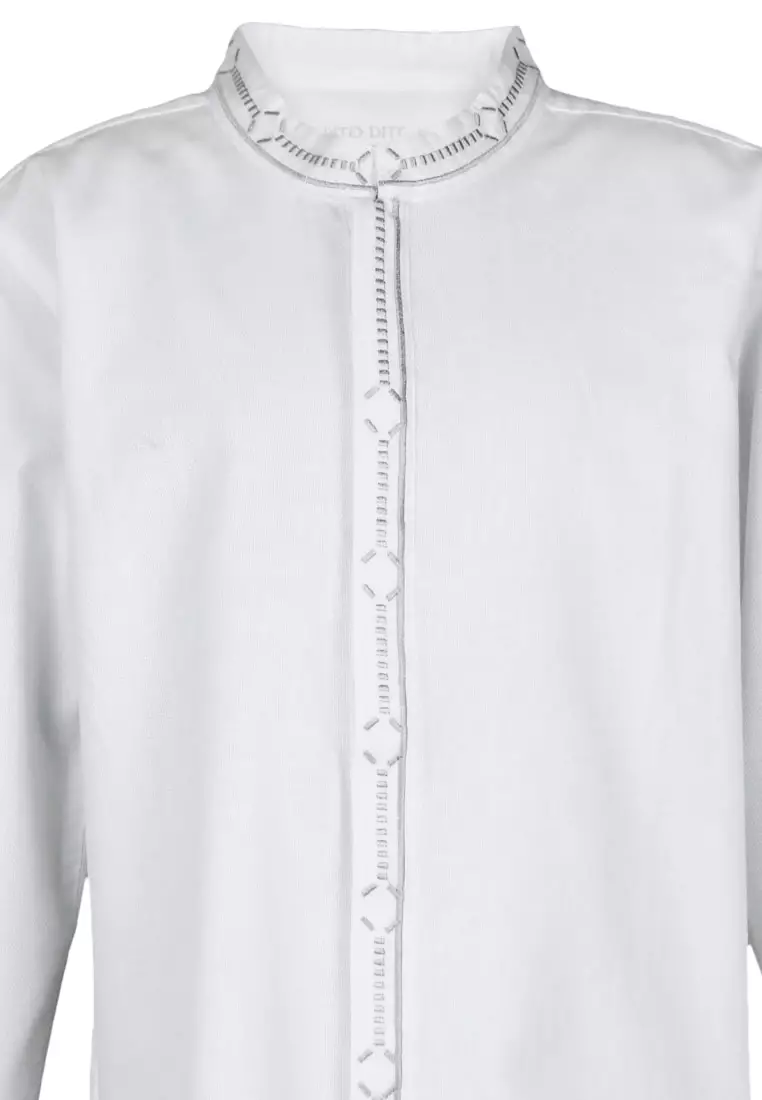 Pito Dito Boy Kayden Kemeja Panjang Ciang i Anak Putih - Size 4