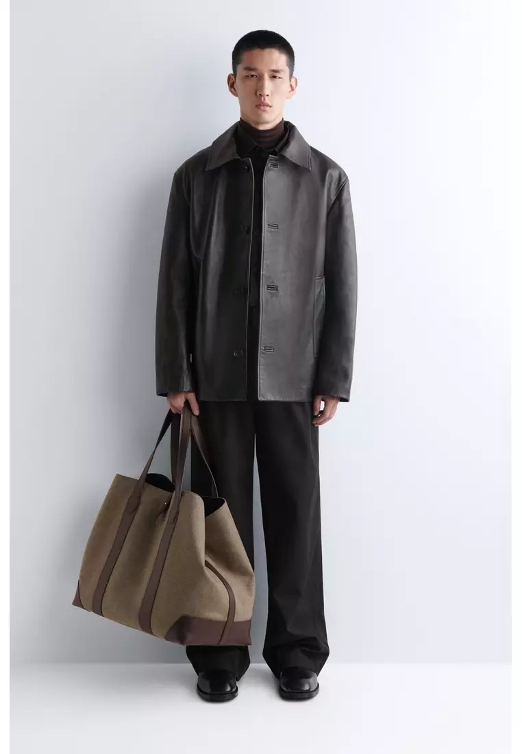 WEEKENDER OVERSIZED TOTE BAG - WOOL