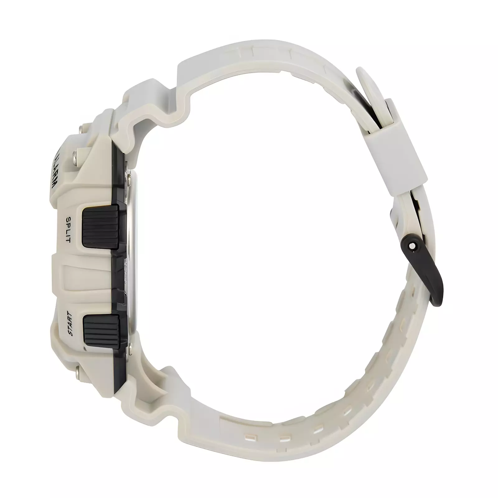 Casio Vibration Alarm - Jam Tangan Digital Pria - Beige Resin Band - W-735H-8A2