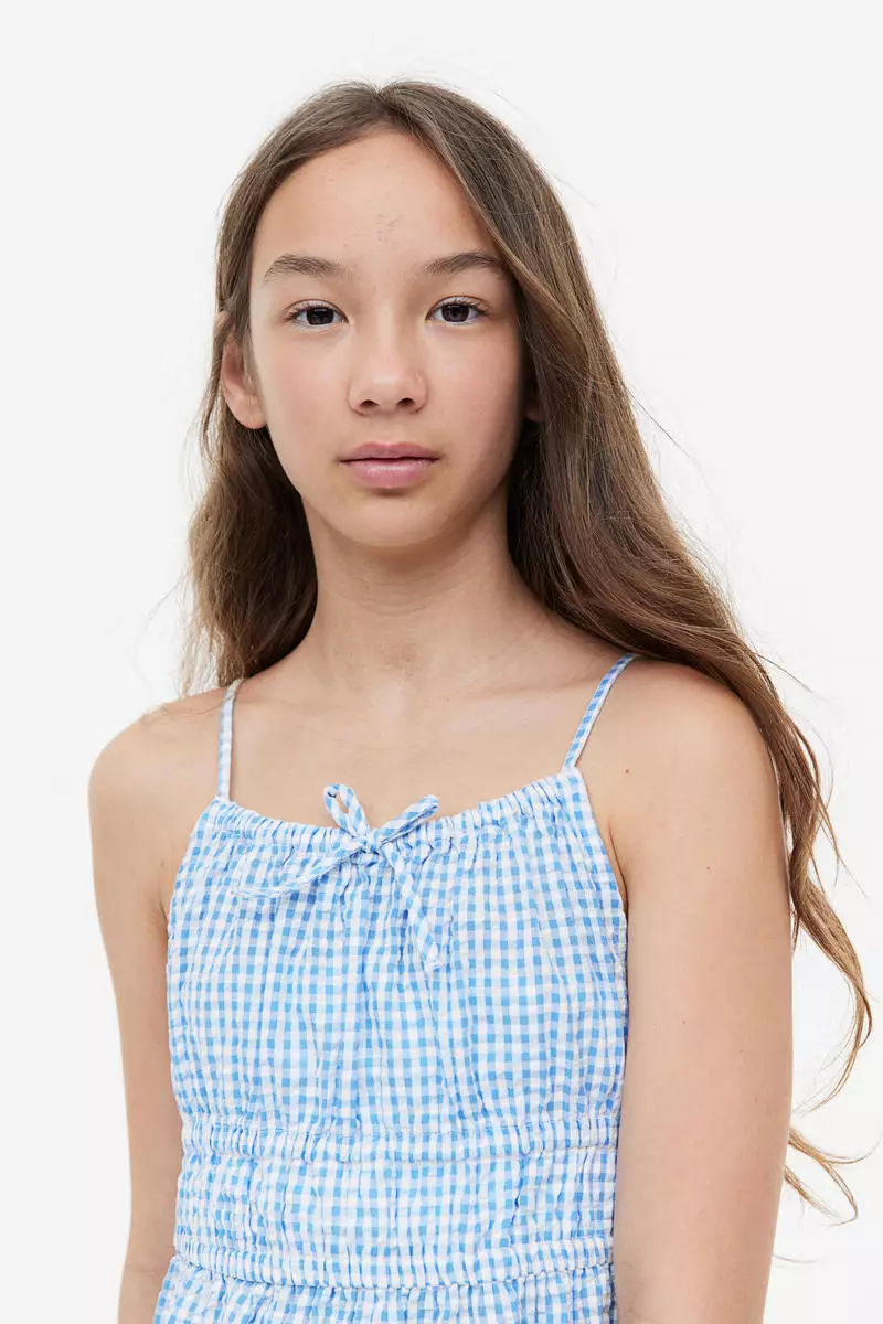 Gingham dress h&m hot sale