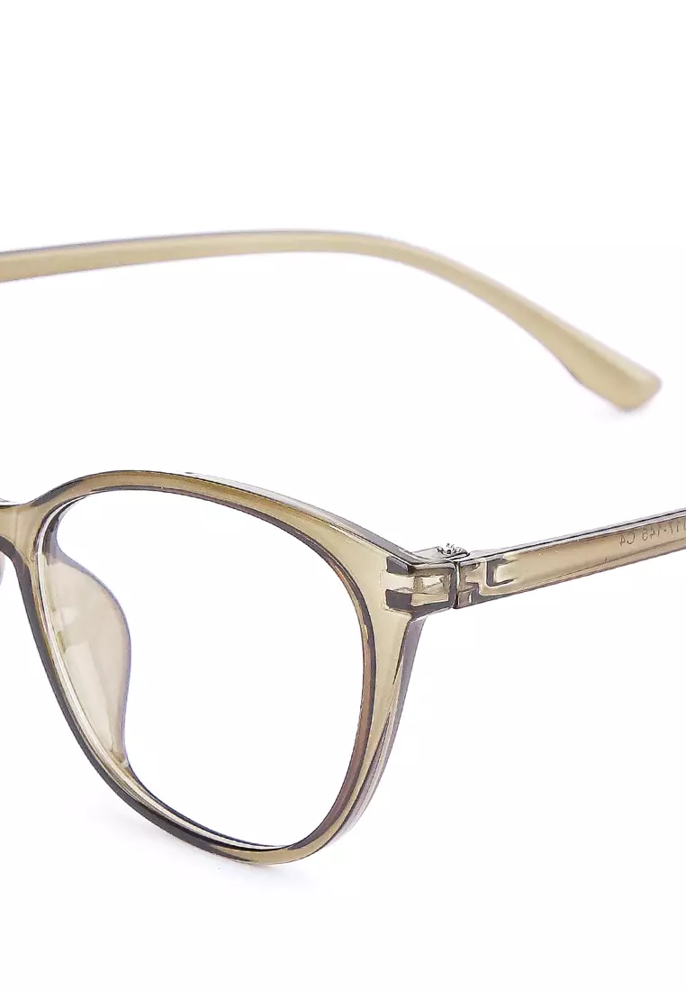 Kacamata TR Lentur Pria Wanita Antiradiasi Cat Eye Vania Brown