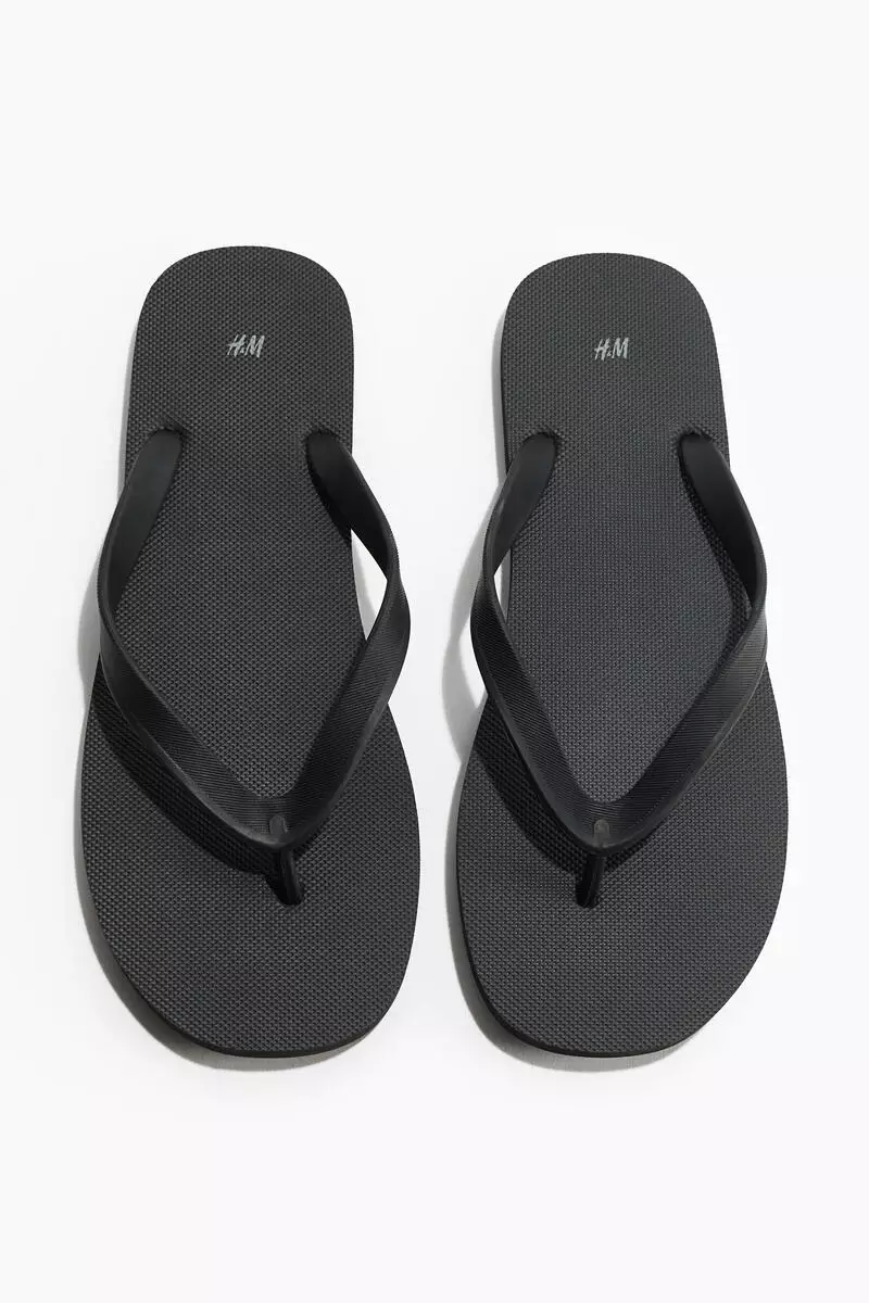 Rubber flip flops
