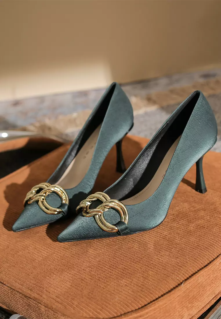 Pumps green sale