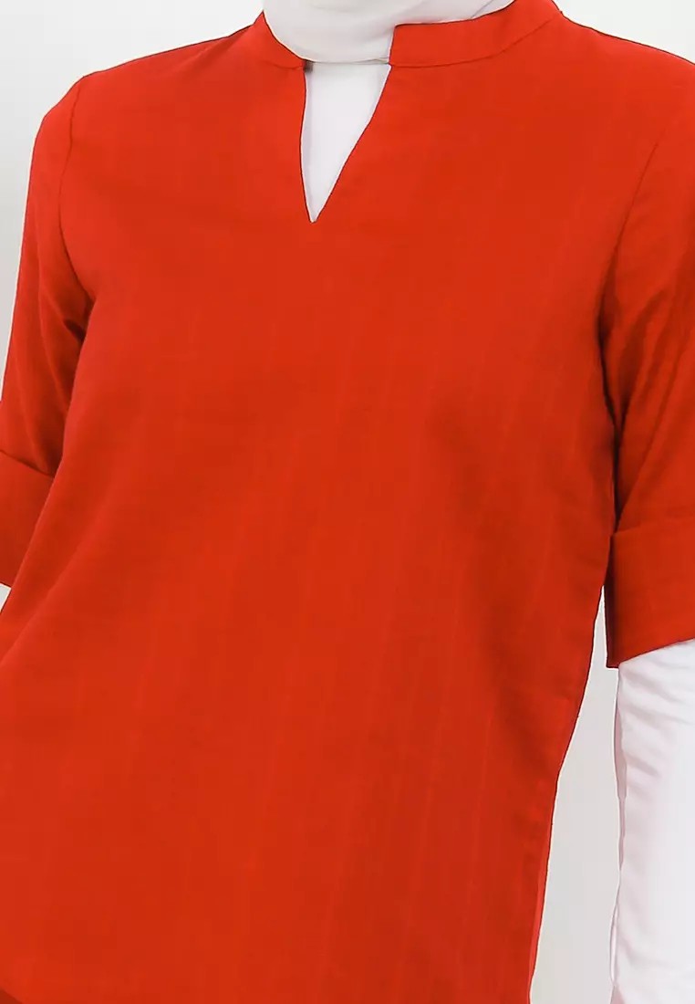 Kavia Tunic In Red