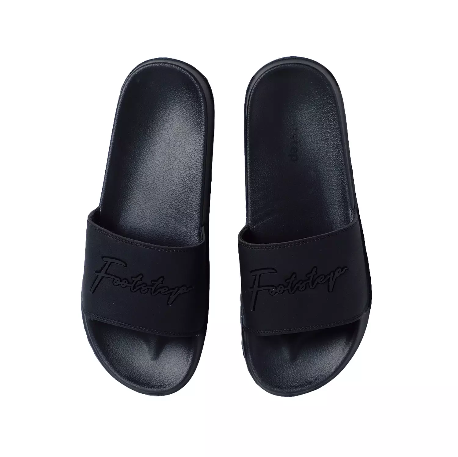 Footstep Footwear Sandal Pria Slide Zeta Full Black Original Sandal