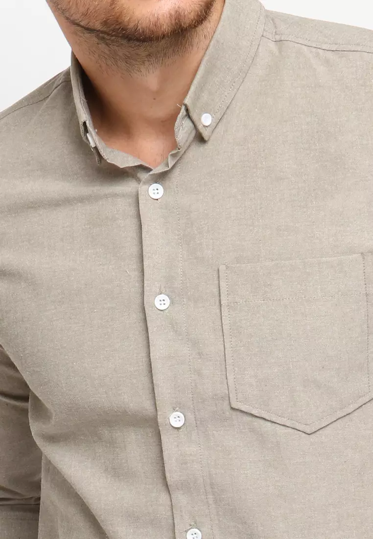 Khaki Oxford Shirt