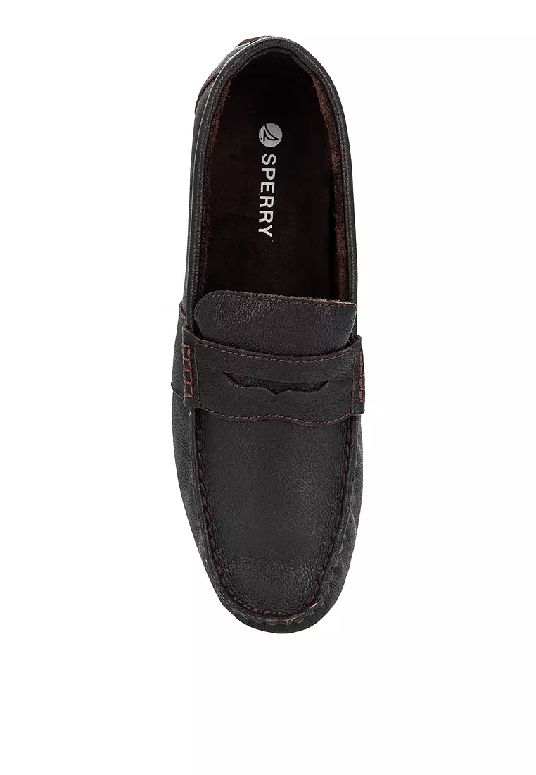 Men's Wave Driver Penny Loafers Dark Brown