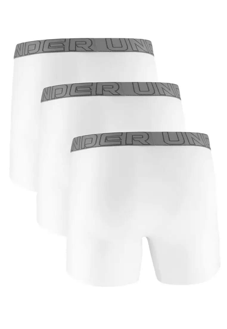 UA Performance Cotton男士6英寸Boxerjock®內褲3條裝