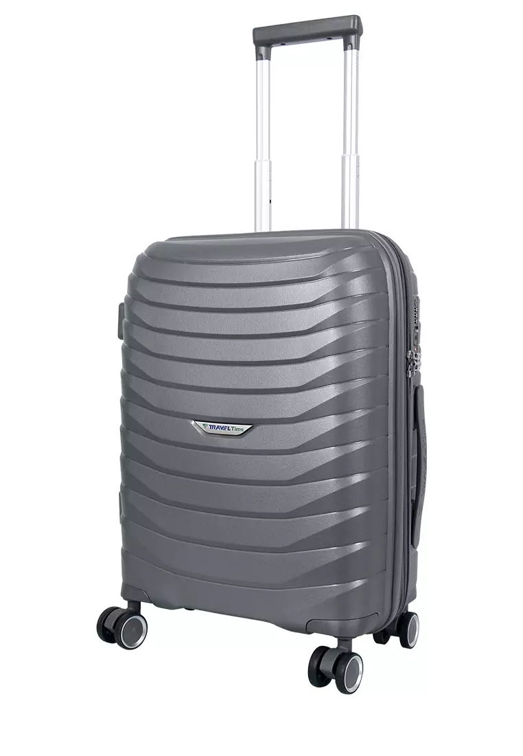 Jual Travel Time Travel Time Koper 20 inci HY825-20 Dark Grey Original ...