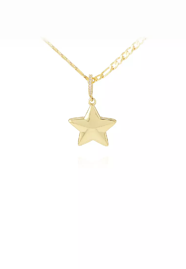 Gold star hotsell pendant necklace