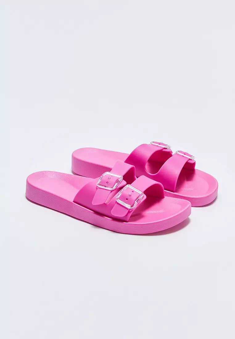 Girls slip deals on slippers